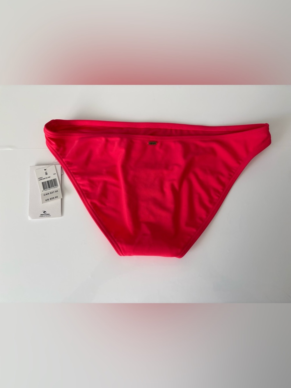 Rip Curl Neon Pink Bikini Bottoms Medium NWT Classic Surf